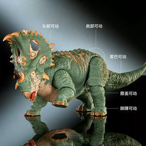 <span class=keywords><strong>Figurine</strong></span> de dinosaure Sinoceratops-JKG88 de la collection officielle <span class=keywords><strong>Jurassic</strong></span> <span class=keywords><strong>World</strong></span> Hammond de Mattel, jouet avec son et lumière, articulations mobiles, pour enfants - Product Image 4
