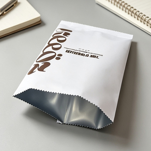 Sacs en aluminium personnalisés pour boulangerie avec fermeture à scellage dentelé pour le stockage et l'emballage de biscuits et de snacks - Product Image 5