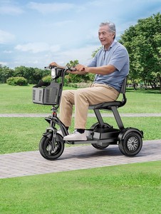 Triciclo Elettrico Pieghevole con Motore da 1000W, Potente <span class=keywords><strong>e</strong></span> a Lunga Autonomia, Bicicletta a 3 Ruote per Pendolarismo <span class=keywords><strong>e</strong></span> Shopping - Product Image 3