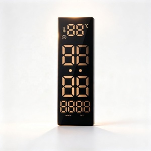 Horloge numérique à affichage à sept segments personnalisée OEM, autocollant de fenêtre, horloge numérique, PVC, PET, adhésif, imprimé à l'écran - Product Image 6