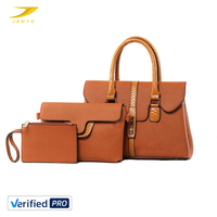 Ensemble de sacs à main pour femmes de haute qualité personnalisés, 3 pièces, sac à bandoulière en cuir PU avec garniture en croco, ensemble de sacs fourre-tout polyvalents pour le travail et les occasions décontractées