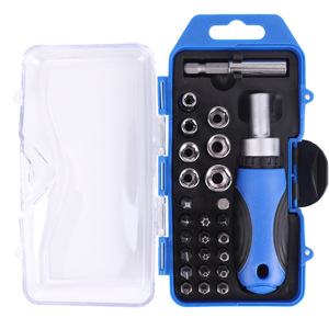 Manufacturer Direct 26-Piece Ratchet Handle Set with <b>Square</b> Socket Customizable OEM <b>Combination</b> Tool Set - Product Image 2