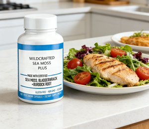Sea Moss Capsules with Bladderwrack Burdock <strong>Muira</strong> <strong>Puama</strong> | Immune &amp; Gut Health Support Supplement - Product Image 5
