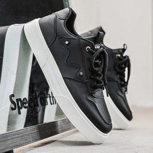 Mens Board Shoes Casual Sports Breathable Trend Versatile Thick Soled Wear-resistant Lightweight Soft Sole Low Top Board Shoes - Product Image 6