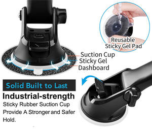 Bras télescopique réglable ventouse à force industrielle support de voiture de téléphone magnétique pour <span class=keywords><strong>Magsafe</strong></span> tous les téléphones portables - Product Image 5