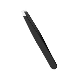 Black stainless steel eyebrow tweezers, eyebrow tweezers, <b>makeup</b> <b>tools</b>, eyebrow plucking tweezers, eyebrow trimming tweezers, - Product Image 5