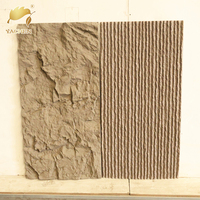 Nouvelle Arrivée Pilier Panneau Pierre Colonne Wraps Décoratif Artificiel 3D PU Faux PU Rock Placage Pierre Panneaux Muraux Pierre Flexible