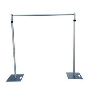 Wholesale Adjustable Aluminum <strong>Pipe</strong> and Drape <strong>Stand</strong> Backdrop for Wedding Decoration - Product Image 1