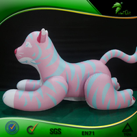 Combinaison gonflable double couche personnalisée Hongyi Costume de tigre gonflable portable
