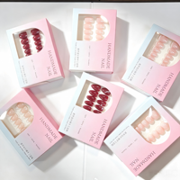 Faux ongles en gel souple à presser réutilisables 2026, 30 pièces, couverture complète, personnalisables, vente en gros directe usine OEM