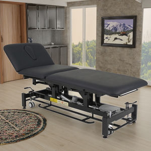 Uso en clínica hospitalaria, instrumento de fisioterapia de <span class=keywords><strong>Metal</strong></span>, Camilla reclinable estética, cama inclinable, cama plegable, tratamiento, gimnasio de Hotel - Product Image 2