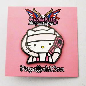 Destek kartı komik sevimli tasarım sert yumuşak emaye Metal rozeti toptan yaka iğneler rozetleri Anime özel karikatür emaye pimleri - Product Image 2