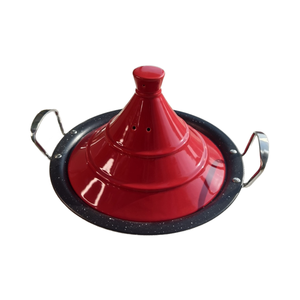 Marco Marmite antiadhésive avec couvercle en céramique Acier inoxydable Granit Tagine Fire <span class=keywords><strong>Induction</strong></span> Marocain Cooking <span class=keywords><strong>Tajine</strong></span> Pot - Product Image 2