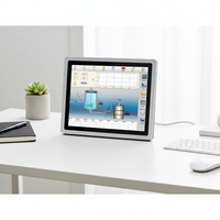 PC industriel 15,6 pouces avec écran tactile capacitif projectif 10 points, indice de protection IP65, processeur Celeron J4125, Windows 10 préinstallé