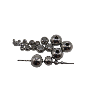 Hot Bán Vòng Lỗ Lớn Thép Không Gỉ Spacer Hạt 3/4/6/8/10Mm Lỗ Lớn Thép Không Gỉ Bóng Với Thông Qua Lỗ Khoan - Product Image 1