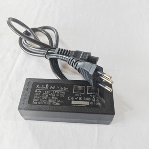 Iniettore PoE+ da Tavolo Gigabit 48V 802.3af/at 30W per Telecamere IP PoE - Product Image 4
