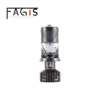 Ampoule de phare LED L9 60W 6000LM H4 LENS 12V 6500K Projecteur LED avec ventilateurs et cuivre Nouveau