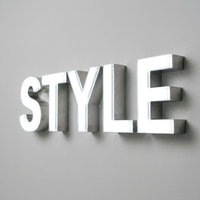 Letras de Canal LED Acrílicas 3D Personalizadas con Iluminación Frontal, Impermeables, para Exteriores, Letreros Publicitarios para Negocios, Logotipo Profesional