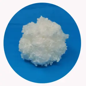 Siliconized Virgin Polyester Staple Fiber Solid For Filling
