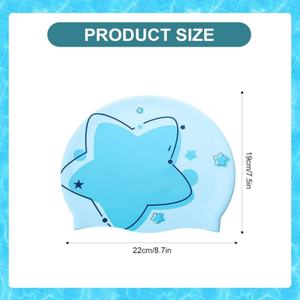 Custom Xinyixuan CAP400 Silicone Printed <b>Swimming</b> <b>Cap</b> for Children Waterproof Long and Short Hair - Product Image 2