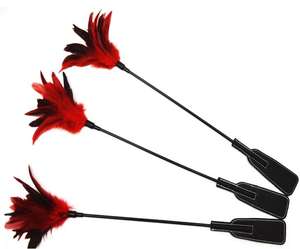 SM Feather Love Paletas de Cuero Impermeables, Flogger, Látigo de Mano para Diversión en Pareja, Equipo de Bondage, Juguete Sexual para Adultos para Marido y Esposa - Product Image 1