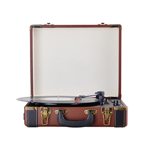 Tourne-disque vinyle portable vintage multifonctionnel personnalisable, best-seller, style rétro, pour disques LP - Product Image 1