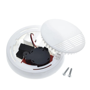 <strong>Independent</strong> Alarm Fire <strong>Smoke</strong> Sensor <strong>Detector</strong> 85dB Photoelectric Monitor Home Security System for Family Guard Office Restaurant - Product Image 1