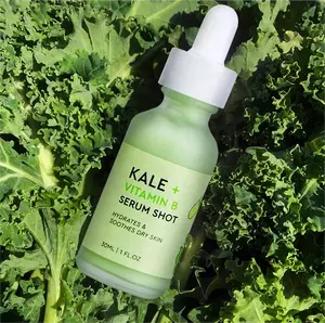 OEM Hydrating Aloe Vera Kale + Rich with Vitamin B Shot Soothing Whitening Moisturizer skin care Serum