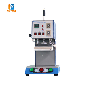 Simple desktop hot-melt machine saddle hot-melt machine four-column plastic hot melting heating staking machine