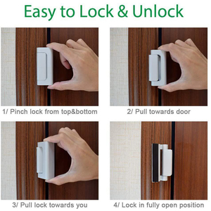 Cerradura de refuerzo de aluminio de acuerdo con seguridad adicional y alta a su hogar y evitar la entrada no autorizada - Product Image 5