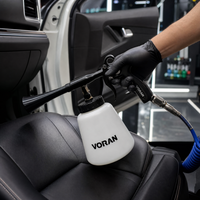 Pistola de Limpieza de Autos VORAN con Impulso de Aire de 10000 RPM, Pistola Neumática de Alta Presión de 1000 ml para Limpieza Profunda de Alfombras