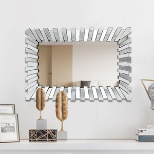 Mới Châu Âu Sáng Tạo <span class=keywords><strong>3D</strong></span> Cổ Hình Chữ Nhật Phòng Tắm Lối Tường Gương Thương Mại Hộ Gia Đình Chia Doanh Vanity Gương Trang Trí Nội Thất - Product Image 2