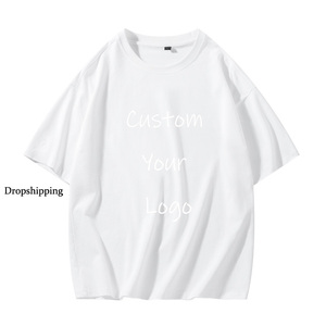 Camisetas 2026 de Alta Calidad, 100% Algodón, Tallas Grandes para Hombre, Venta al Por Mayor, Camisetas Personalizadas con Cuello Redondo, Impresión de Logotipo Personalizado para Hombre - Product Image 5