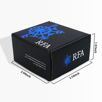 Carpeta Portátil Reutilizable de Cartón Corrugado Negro Mate Personalizada con Laminado Mate y Forma de Avión