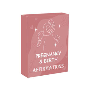 Tarjetas <span class=keywords><strong>de</strong></span> afirmación inspiradoras, 50 unidades/paquete, alientan a las madres embarazadas con cartón reciclado, Manejo <span class=keywords><strong>de</strong></span> Impresión que desaparece - Product Image 5