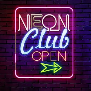 Silikon duvar asılı özel masaüstü LED ışık Neon tabela harfleri