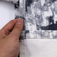 Tissu en coton imprimé avec élasthanne, tissage sergé LHT, tissus extensibles, poids moyen, élasticité moyenne, confortable et respirant