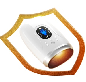 Massageador de Mão Multifuncional com Airbag, Alongamento de Dedos, Acupuntura, Vibração, Níveis de Calor, Seleção de Temporizador e Ajuste para Punho - Product Image 1