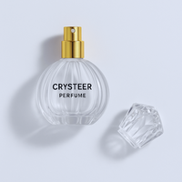 Bouteille de parfum Alien colorée limitée dans le temps bouteille en verre bouteilles en verre pour parfum avec emballage