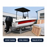 Nouveau bateau hors-bord à console centrale CE, 14 pieds, Chaser 430, bateau de pêche en FRP avec réservoir à appâts et à glace, capacité de 4 personnes, 30-60 CV