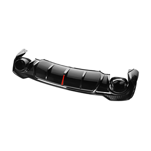 Diffusore posteriore <span class=keywords><strong>Q3</strong></span> ABS adatto per Audi <span class=keywords><strong>Q3</strong></span> 2019 + diffusore paraurti posteriore con tubo di scarico luce LED - Product Image 6