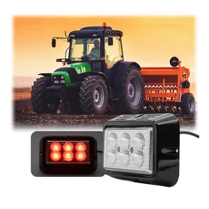 4 Flash Patterns Amber Auto Led Strobe Light 18w Aircraft Warning Light for Construction Vehicle Strobe Lights