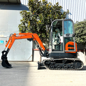 รถขุดขนาดเล็กสำหรับการเกษตร จัดส่งรวดเร็ว 2.5 ตัน เครื่องยนต์ Kubota ราคาถูก รถขุดขนาดเล็กพร้อมห้องโดยสาร รถขุดมือสอง - Product Image 5
