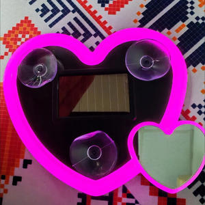 Lumière décorative universelle pour voiture en forme <span class=keywords><strong>de</strong></span> cœur RGB 2, couleur personnalisée changeante, feu arrière <span class=keywords><strong>de</strong></span> frein, décoration <span class=keywords><strong>de</strong></span> salle <span class=keywords><strong>de</strong></span> mariage, décoration <span class=keywords><strong>de</strong></span> la maison - Product Image 2