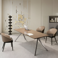 Table de conférence de bureau abordable, capacité de 6 à 12 personnes, table de réunion de petite taille, adaptée aux écoles, hôpitaux et hôtels
