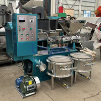 Presse à vis automatique commerciale Bayern pour le pressage d'huile de colza, de sésame et de lin, capacité de 400 kg/h, en acier inoxydable