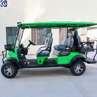 Voiture de golf électrique CAMP, chariot de golf intelligent alimenté par batterie au lithium, 6 places, scooter de golf tout-terrain