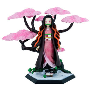 Figuras de PVC de Anime Demon Slayer al por Mayor, 4 Estilos, Kamado Nezuko, Tanjiro, Kochou <span class=keywords><strong>Shinobu</strong></span>, 19.5 cm, Figuras de Acción Decorativas, Regalos - Product Image 3