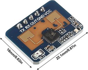 Module de capteur radar de présence humaine LD2410C <span class=keywords><strong>HLK</strong></span>-<span class=keywords><strong>LD2410</strong></span> <span class=keywords><strong>LD2410</strong></span> onde millimétrique sans contact 24GHz bande ISM port série IO - Product Image 3