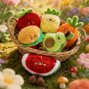 Llavero <span class=keywords><strong>de</strong></span> Peluche <span class=keywords><strong>de</strong></span> Frutas Kawaii, Suave y Adorable, para Aliviar el Estrés, Colgante Estético para Mochila, Aguacate y <span class=keywords><strong>Fresa</strong></span>, Venta al por Mayor, Fabricante Personalizado - Product Image 1